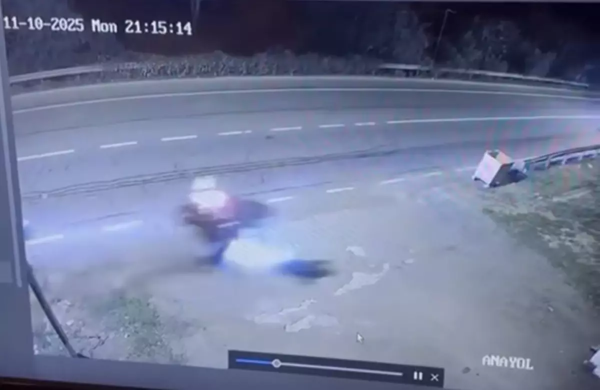 Beykoz’da Motosiklet Kazası