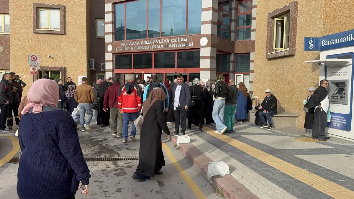 Kütahya Hastanesinde Yangın Panik Yaratmadı