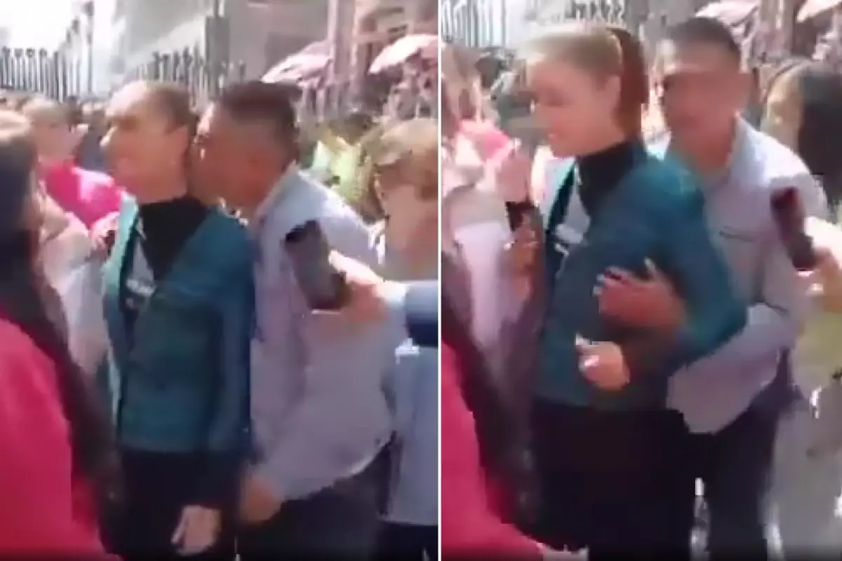 Meksika Devlet Başkanı Sheinbaum canlı yayında tacize uğradı