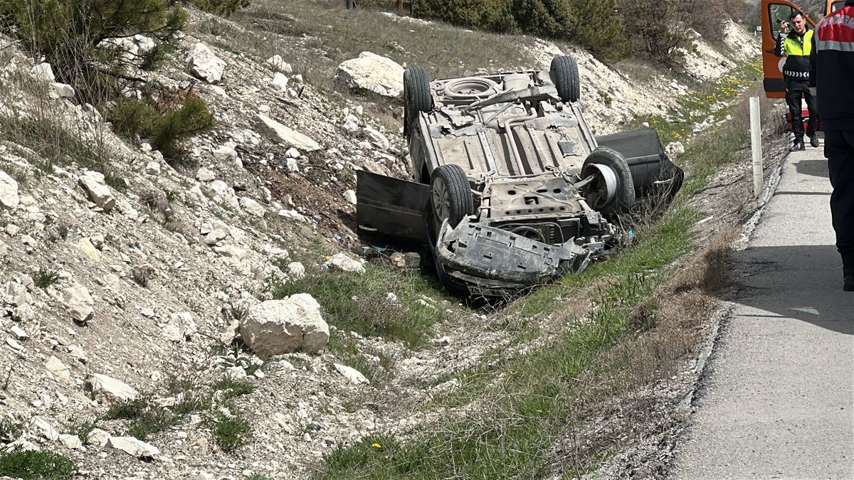 Kütahya’da Meydana Gelen Trafik Kazasında 4 kişi Yaralandı